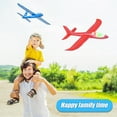 thumbnail image 7 of MesaSe Airplane Toys, Upgrade 18.9" Large Throwing Foam Plane with Flash LED Light, Flying Toy for Kids, Birthday Christmas Gifts for 3-7 Year Old Boy, Red, 7 of 7