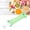 Green, variant on Rupoun Baby Food Pouch Filler Plastic Fruit Squeeze Puree System Complementary Feeding Tool For Toddlers Infants Easy Squeeze Station Blue 9.45 inches / 24 cm
