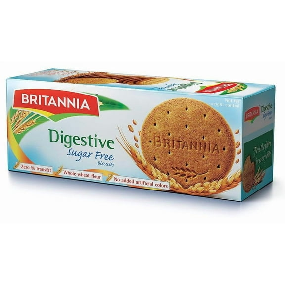 Britannia Digestive - Sugar Free Biscuits 200 gms - Biscuits & Cookies