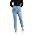 thumbnail image 4 of JDinms Womens Destroyed Ripped Holes Jeans Straight Leg Slim Fit Denim Pants, 4 of 4