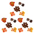thumbnail image 3 of Toystoory 50 piezas de decoraciones de Halloween, suministros de fiesta para celebración espeluznante, decoración de boda, 166 Uds. Type1 NO1, 3 of 6