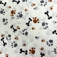 thumbnail image 4 of Shason Textile (2 Yards Cut) Craft Projects Quilting Poly Cotton Fabric, Pets White Combo, 4 of 12