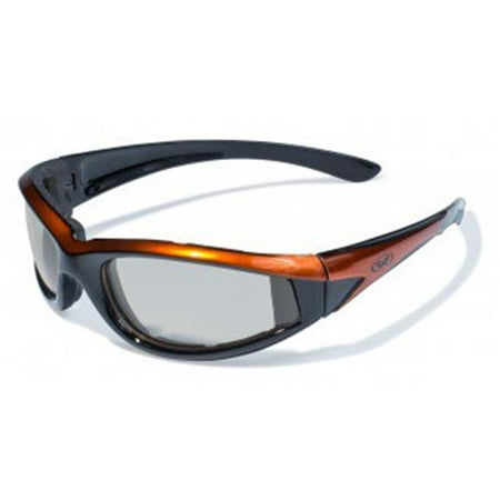 Transition 24 Hawkeye Orange Frame Sunglasses With Clear Photo Chromic Lens