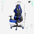 thumbnail image 3 of Silla Gamer Urban Design, Ergonómica, Reclinable, Comodidad azul Urban Design SA-R-4, 3 of 10