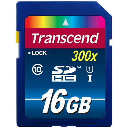 Transcend 16GB SDHC Class 10 UHS-I Flash Card