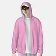 thumbnail image 2 of Lsque Pink Pattern UPF 50+ Lightweight Sun Protection Men's Women's Long Sleeve Shirt, Hoodie Performance -Large, 2 of 7