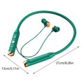 thumbnail image 3 of JingChun Bluetooth Headphones, Wireless Bluetooth Earbuds Mic in-Ear Magnetic Neckband, Sweatproof Deep Bass Headset for Outdoor with Intelligent Digital Display, 3 of 7