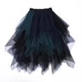 thumbnail image 1 of PENGXIANG Jupe Tutu en Tulle Solide pour Femmes Taille Élastique Jupe Longue en Filet Robe, 1 of 3