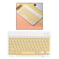 thumbnail image 3 of Bluetooth Portátil de 10 Pulgadas Recargable Inalámbrico Blanco perfke Teclado inalámbrico Bluetooth, 3 of 5