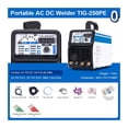 thumbnail image 2 of AC DC TIG Welding Machine HF, TIG/Pulse Multi-Function Aluminum Alloy Welde, Smart Argon welding , Mild Steel, 2 of 4