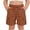 Coffee#01, variant on Girls Hiking Cargo Shorts with Multi Pockets Kids Elastic Waist Utility Casual Shorts Back to School Summer Shorts 5-15 Years
