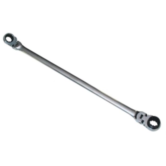 Mountain ex-pffgbxz14162 0.56 x 0.62 in. Double Box Flexible Reversible Ratcheting Wrench