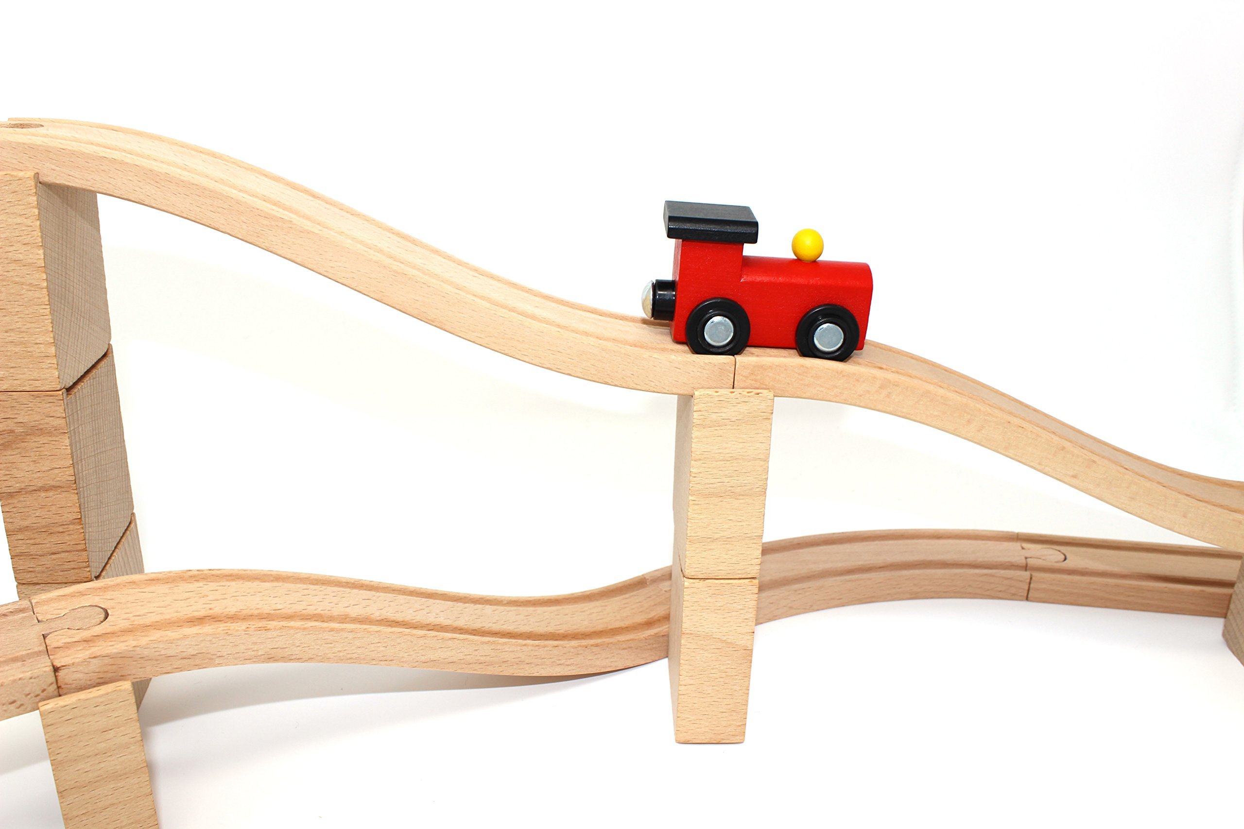 toy train tracks wooden