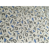 Scrabble Tiles Toss 100% cotton Fabric by the Half yard
