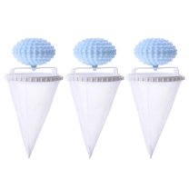 2024 New Floating Hair Filtering Mesh Removal 3pcs Reusable Washing Machine Hair Filter Cleaning Mesh Bag Lint Catcher for Pet Dog Hair Remover for Laundr