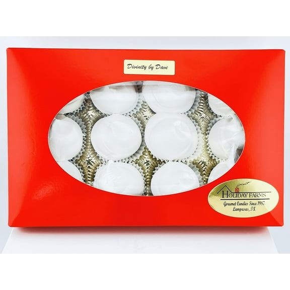 12 Piece Divinity Gift Box (Without Pecans) Old Fashioned Divinity, Just Like Home Made
