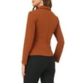 thumbnail image 3 of Allegra K Women's Work Lapel Collar Stretchy Jacket Suit Blazer, 3 of 6