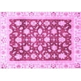 thumbnail image 1 of Ahgly Company Indoor Rectangle Oriental Purple Traditional Area Rugs, 7' x 10', 1 of 4