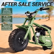 HOVERHEART Gas Mountain Bike, 105cc 4-Stroke Gas Powered Off Road Motorcycle (Model-MB0001) with Led Lights, Disc Brake, Max Load 200Lbs, Up to 30Kph, NO OIL MIX REQUIRED