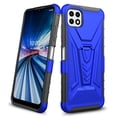 thumbnail image 3 of Compatible for Boost Celero 5G Case with Holster Belt Clip Hybrid Shockproof Protective Phone Cover with Kickstand - Blue, 3 of 7