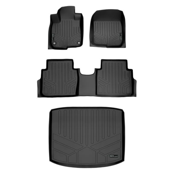 SMARTLINER 3 Rows Custom Fit Floor Liners Compatible with 2017 - 2022 Honda CR-V
