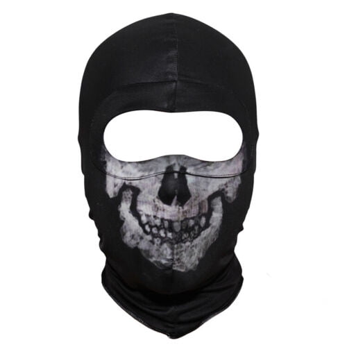 Fabric COD Ghost Face Mask Winter Helmet Skull Halloween Christmas Prop Cosplay - Walmart.com