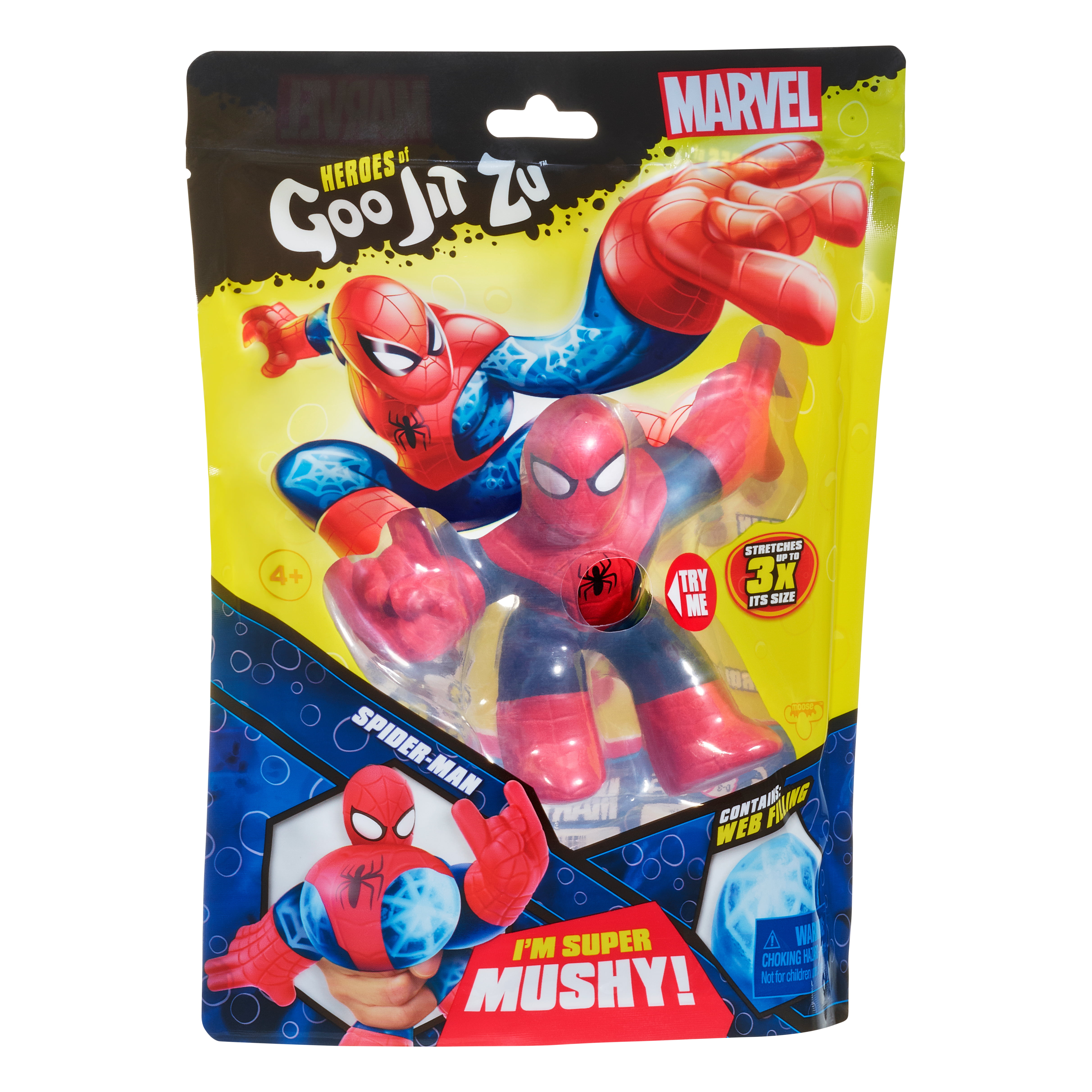 SPIDER-MAN Marvel Superheroes Figure Heroes of Goo Jit Zu