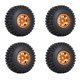 thumbnail image 4 of Juego de llantas de rueda Beadlock para 1/24 RC Car SCX24 90081 AXI00001 (oro) Likrtyny Para estrenar, 4 of 9