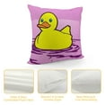 thumbnail image 4 of COMIO Hi Yellow Duck Pillow Covers Throw Pillows Case Cushion Covers for Couch Sofa Home Decoration, 4 of 5
