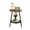 Walnut, variant on PinkSheep Round Side Table, 2 Tier Small End Table Beside Table Accent Table Tray Table with Storage for Living Room Bedroom, Walnut