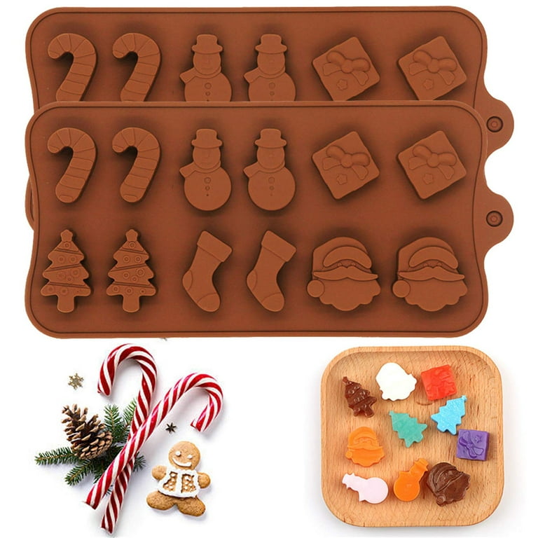 Christmas Stocking Chocolate Mold Cookie Mold Silicone Gummy Mold Christmas  Candy Molds, Perfect for Holiday Candy, Cake, Cookies, Fudge, Chocolate,  Soap, Gummy, Ice Cube and More 
