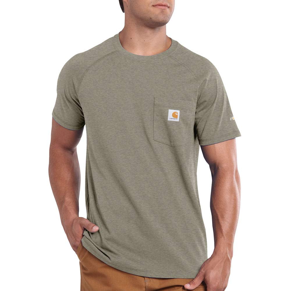 Carhartt - Carhartt Men's Force Cotton Delmont SS T-Shirt - Walmart.com ...