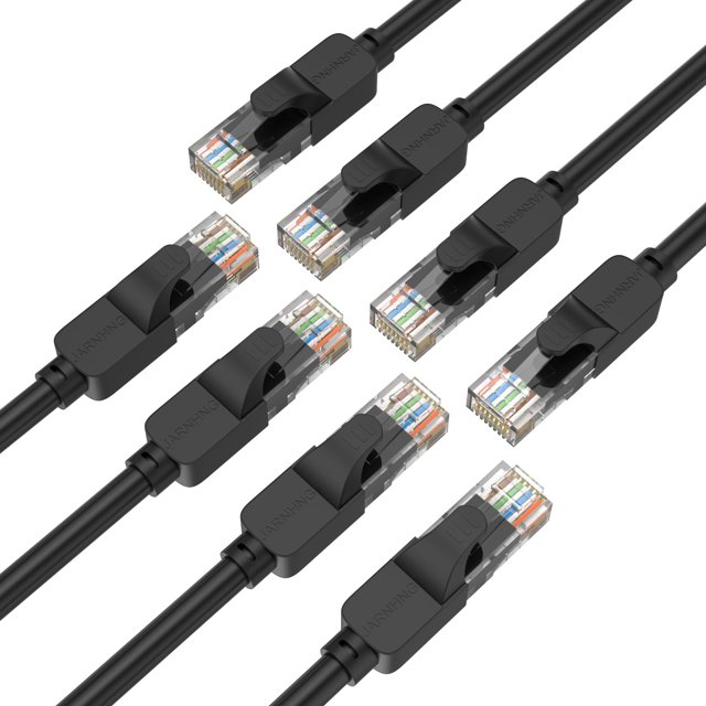 Cable Ethernet JARNHNG Cat 6 de 20 pies/6 m para interiores/exteriores, 10 Gbps