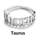 thumbnail image 1 of Anillos para mujer, regalos para mujer, aretes de acero inoxidable con apertura de doce letras inglesas, 1 of 2
