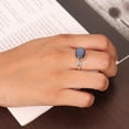 thumbnail image 4 of Earth Gems Jewelry Labradorite Ring Birthstone Ring Ring Sterling Silver Ring Handmade Ring Statement Ring for Women, 4 of 5