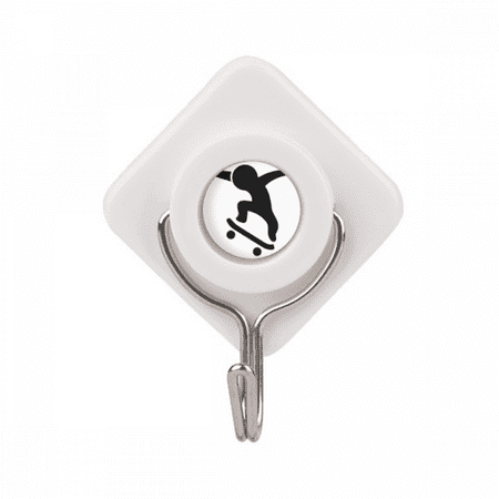 

Figure Form Skateboarding Adhesive Wall Hooks Hanging Self Sticky