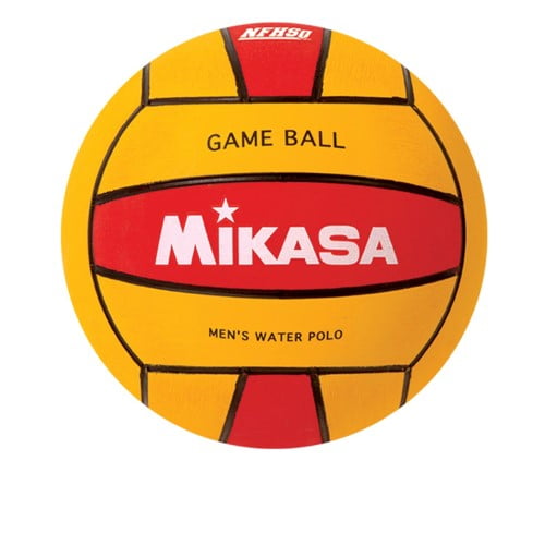 Water Polo Ball by Mikasa Sports, Size 5 Men - Yellow/Red Premier ...