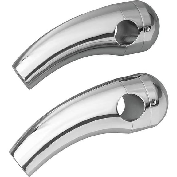 Show Chrome 4" Tall Round Pullback Handlebar Risers