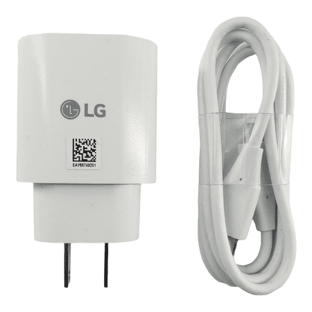 Super Fast 25W Charger for LG G Pad 5 10.1 Original Genuine Fast Charge USB C Type-C Kit! True Quick Charging - Bulk Packaging