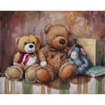 thumbnail image 1 of Cuadros Decorativos (DB2097) Pintura de diamante 5D DIY Oso de dibujos animados Taladro completo Imagen redonda 20X30cm Ndcxsfigh Nuevos Originales, 1 of 1