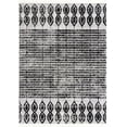 thumbnail image 3 of Unique Loom Asheville Cherokee Rug Black/Ivory 9' x 12' 2" Rectangle Textured Geometric Bohemian Perfect For Living Room Bed Room Dining Room Office, 3 of 8