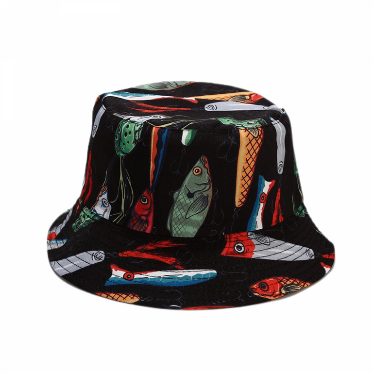 Wekity Cute Bucket Hat Beach Fisherman Hats for Women, Reversible  Double-Side-Wear Unisex (HATG004) 