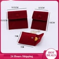 thumbnail image 2 of 2/3pcs Fashion Jewelry Storage Bag Solid Color Christmas Wedding Gift Package Envelope Bags Necklace Earrings Ring Jewelry Pouch 2pcs 02, 2 of 6