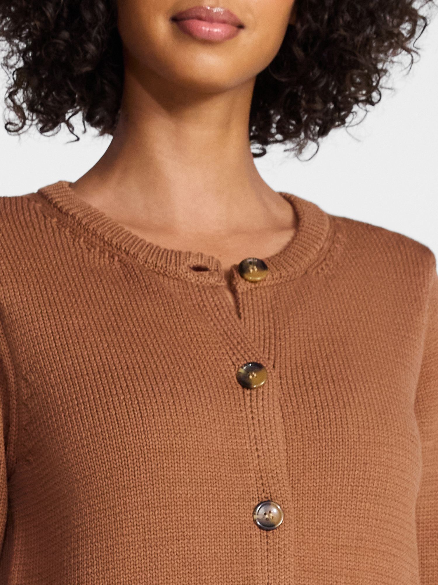 Time and Tru Women's Button Front Cardigan Sweater, Midweight, Sizes XS-XXXL