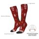 thumbnail image 4 of Fotbe Merry Christmas Calcetas Divertidas Estampadas para Hombre y Mujer, Calcetas de Algodón hasta la Rodilla para Caminar, Correr, Enfermería y Embarazo, 4 of 6