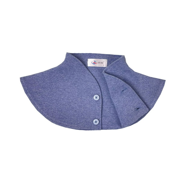 Hombrera de aire acondicionado Yinane Cuello Manga lavable azul