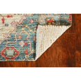 thumbnail image 3 of 3'x5' Blue Red Hand Woven Diamond Medallion Indoor Area Rug, 3 of 6
