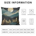 thumbnail image 5 of Nawypu Mountain Throw Pillow Covers,Tree Pillow Cover Decorative Pillows Nature,Yellow Blue Black Camping Pillow Covers for Couch Sofa Cabin Decor Forest Pillow Case,Pillow Mountains, 5 of 5