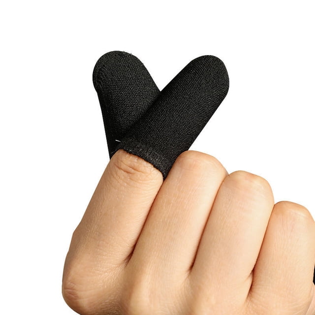 BELABELO 5 Pairs Screen Gaming Finger Sleeve Game Controller Mobile Sweatproof Gloves