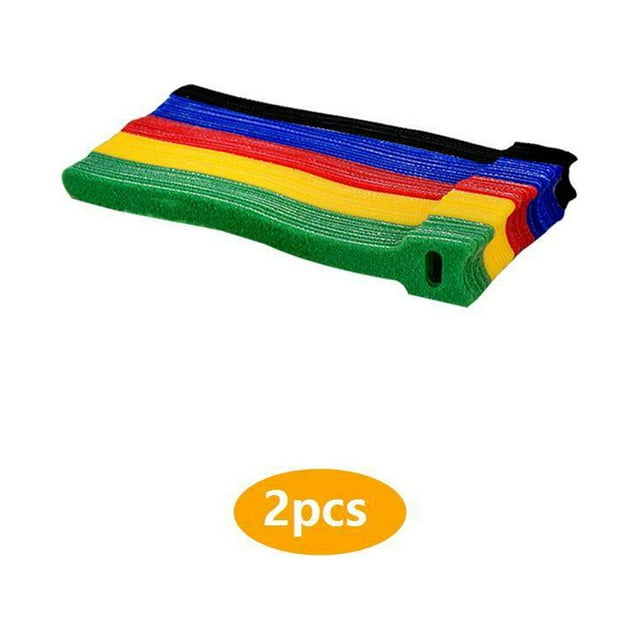 100pcs Attaches de Câble Réutilisables Réglables Câble Lavable Réglable Organisateur Nylon Fils d'Écouteur de Téléphone Sangles en Nylon
